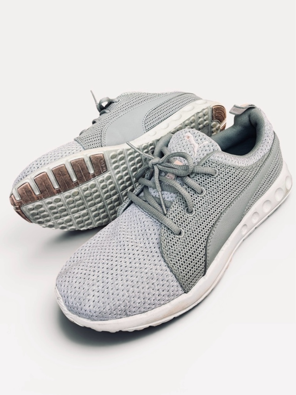 Puma Carson Runner Knit Sneakers Shoes Lightweight Running Shoes Grey size 9.5 - Picture 15 of 15